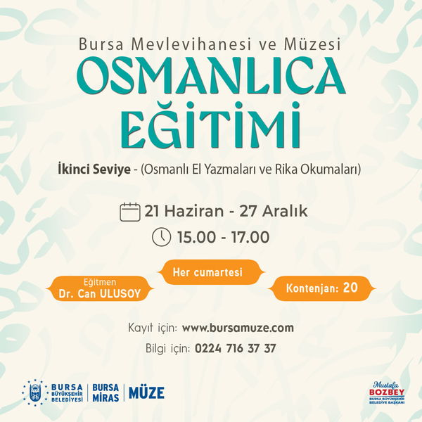 Osmanlıca Eğitimi İkinci Seviye